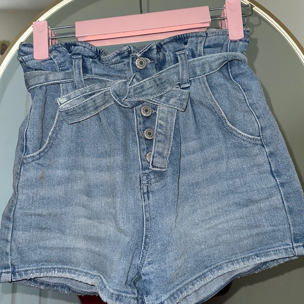 Short, Vintage stretch mom short, High rise,Clothing brand SO